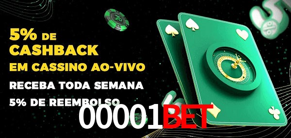Promoções do cassino ao Vivo 00001bet